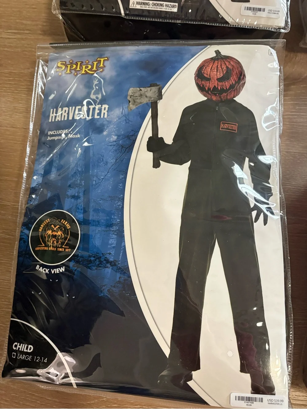 Harvester costume- youth large
